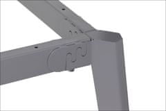 STEMA Kovinski okvir za mizo NY-A385. Dimenzije 155x74x72,2 cm. Siva.