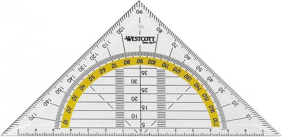 Westcott Ravnilo trikotnik geo 14cm e-10130 00