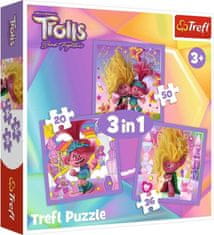 Trefl Puzzle Trolls 3: Meet the Trolls 3v1 (20,36,50 kosov)