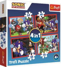 Trefl Puzzle Sonic: Adventure Ride 4 v 1 (35,48,54,70 kosov)