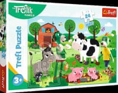 Trefl Puzzle Treflíci na kmetiji MAXI 24 kosov