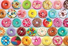 EuroGraphics Puzzle v škatli za prigrizke Donuts 100 kosov