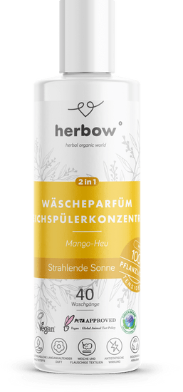 HERBOW Parfum / koncentrirani mehčalec za perilo 2v1 RADIANT SUN 200ml, za 40 pranj