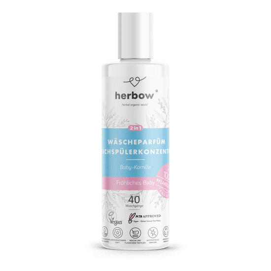 HERBOW Parfum / koncentrirani mehčalec za perilo 2v1 BABY 200ml, za 40 pranj