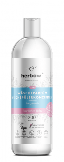 HERBOW Parfum / koncentrirani mehčalec za perilo 2v1 BABY, za 200 pranj