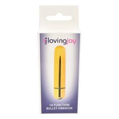 Loving Joy MINI VIBRATOR Loving Joy 10 Function Gold 