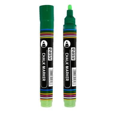 EASY CHALK MARKER Kredni marker zelene barve, 10 kosov v pakiranju