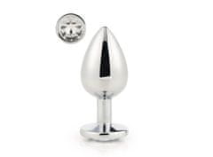 Dreamtoys ANALNI ČEP Gleaming Love Silver Large