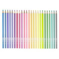 EASY PASTEL Trikotne barvice, 24 kosov, 24 pastelnih barv