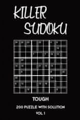Killer Sudoku Tough 200 Puzzle With Solution Vol 1: Advanced Puzzle Book,9x9, 2 puzzles per page