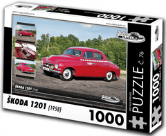 RETRO-AUTA Puzzle št. 76 Škoda 1201 (1958) 1000 kosov