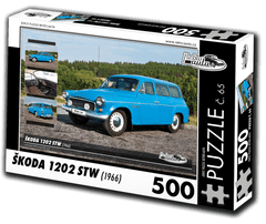 RETRO-AUTA Puzzle št. 65 Škoda 1202 STW (1966) 500 kosov