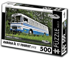 RETRO-AUTA Puzzle Avtobus št. 3 Karosa ŠL 11 TOURIST (1973) 500 kosov