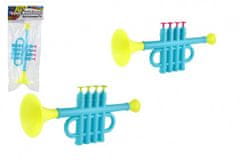Teddies Plastična cev/Trumpeta 25cm - mešanica barv