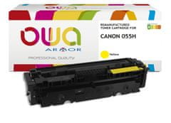 Armor OWA toner, združljiv s Canon CRG-055H Y, 5900st, rumen/rumen