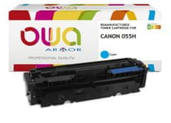 Armor OWA toner, združljiv s Canon CRG-055H C, 5900st, modro/zeleno