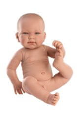 Llorens 73801 NEW BORN BOY - realistična dojenčkova lutka z vinilnim telesom - 40 cm