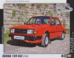 RETRO-AUTA Puzzle št. 14 Škoda 120 GLS (1984) 40 kosov
