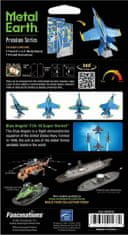 Metal Earth 3D sestavljanka F,A-18 Super Hornet - Modri angeli (ICONX)