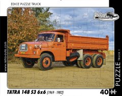 RETRO-AUTA Puzzle Tovornjak št. 1 Tatra 148 S3 6x6 (1969-1982) 40 kosov