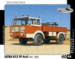 RETRO-AUTA Puzzle tovornjak št. 25 Tatra 813 TP 4x4 (1967-1982) 40 kosov