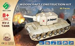 Lesena igrača, WCK 3D sestavljanka Tank KV-2