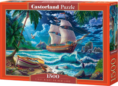 Castorland Puzzle Prva noč na novem ozemlju 1500 kosov