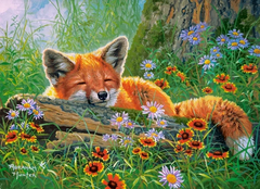 Castorland Fox Dreaming Puzzle 100 kosov