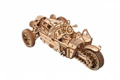 UGEARS 3D lesena mehanska sestavljanka tricikel UGR-S