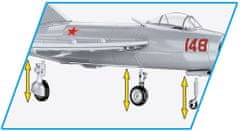 Cobi 2416 MIG-15 FAGOT iz korejske vojne, 1:32, 504 k, 1 f