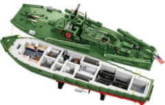 Cobi 4825 II. svetovna vojna Torpedni čoln PT-109, 1:35, 3726 k, 4 f