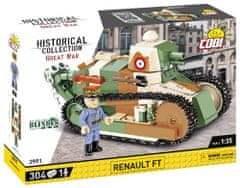 Cobi 2991 Renault FT iz obdobja velike vojne, 1:35, 304 k, 1 f