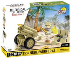 Cobi 2291 II. svetovna vojna 15 cm Nebelwerfer 41, 1:35, 130 k, 1 f