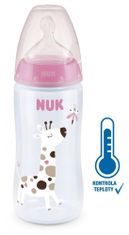 Nuk FC+ steklenička z uravnavanjem temperature 300 ml - roza