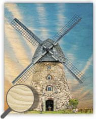 Lesena slika: mlin na veter, 240 x 300