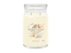 Yankee Candle Sveča Soft Wool & Amber 567g / 2 knota (Signature large)