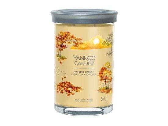 Yankee Candle Sveča Jesenski sončni zahod 567g / 2 knota (Signature tumbler large)