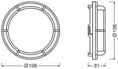 Osram Pokrovček žarometa LEDriving CAP LEDCAP12 2pcs