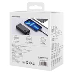 BASEUS Powerbank Baseus Adaman 2, 20000 mAh, 30 W, 3xUSB, USB-C (črna)