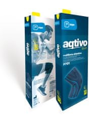 Aqtivo Sport P701 opora za koleno s silikonom, velikost XL