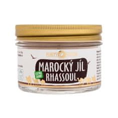 Purity Vision Moroccan Clay Rhassoul čistilna in razstrupljevalna glina za izdelavo mask in pilingov 200 g unisex