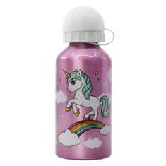 Stor Aluminijasta steklenica za pitje UNICORN, 400ml, 09711