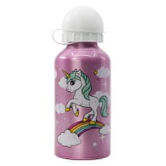 Stor Aluminijasta steklenica za pitje UNICORN, 400ml, 09711