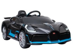 shumee Bugatti Divo črno pobarvan baterijski avto