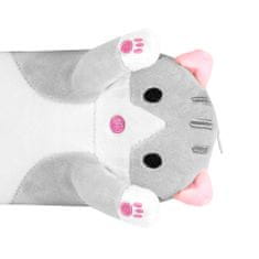 Aga4Kids Plišasti vzglavnik Cat Grey 50 cm