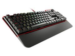 Genesis Gaming mehanska tipkovnica RX85/RGB/Kailh Brown/Wired USB/US layout/Black-Red