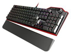 Genesis Gaming mehanska tipkovnica RX85/RGB/Kailh Brown/Wired USB/US layout/Black-Red