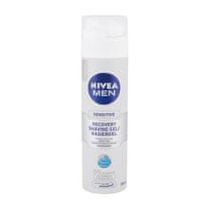 Nivea Men Sensitive Recovery gel za britje brez alkohola 200 ml za moške