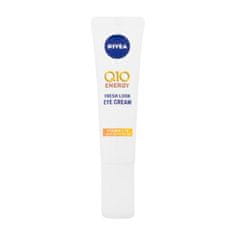 Nivea Q10 Energy Fresh Look krema proti gubam za predel okoli oči 15 ml za ženske