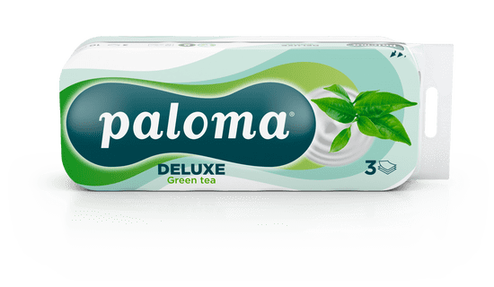 Paloma Deluxe Green Tea toaletni papir, 10 kosov